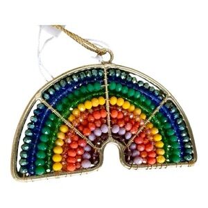 Colorful Glass Beads Rainbow Ornament or Sun Catcher